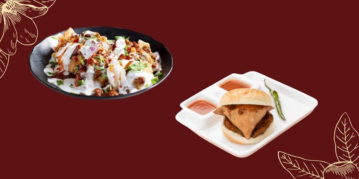 Try Samosa Pav and Samosa Chaat at Vatan